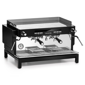 Ekspres do kawy 2 -grupowy automatyczny, czarny | CANARIO CAFE CC031