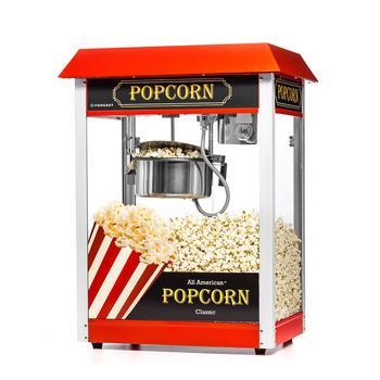 Maszyna do popcornu z czerwonym daszkiem | FORGAST FG09302