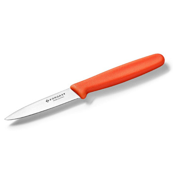 Nóż kuchenny HACCP czerwony dł. 8 cm | FORGAST FG01856