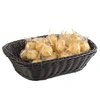 Koszyk na pieczywo z polipropylenu, prostokątny, czarny, 26.5x19x7 cm | APS 50702
