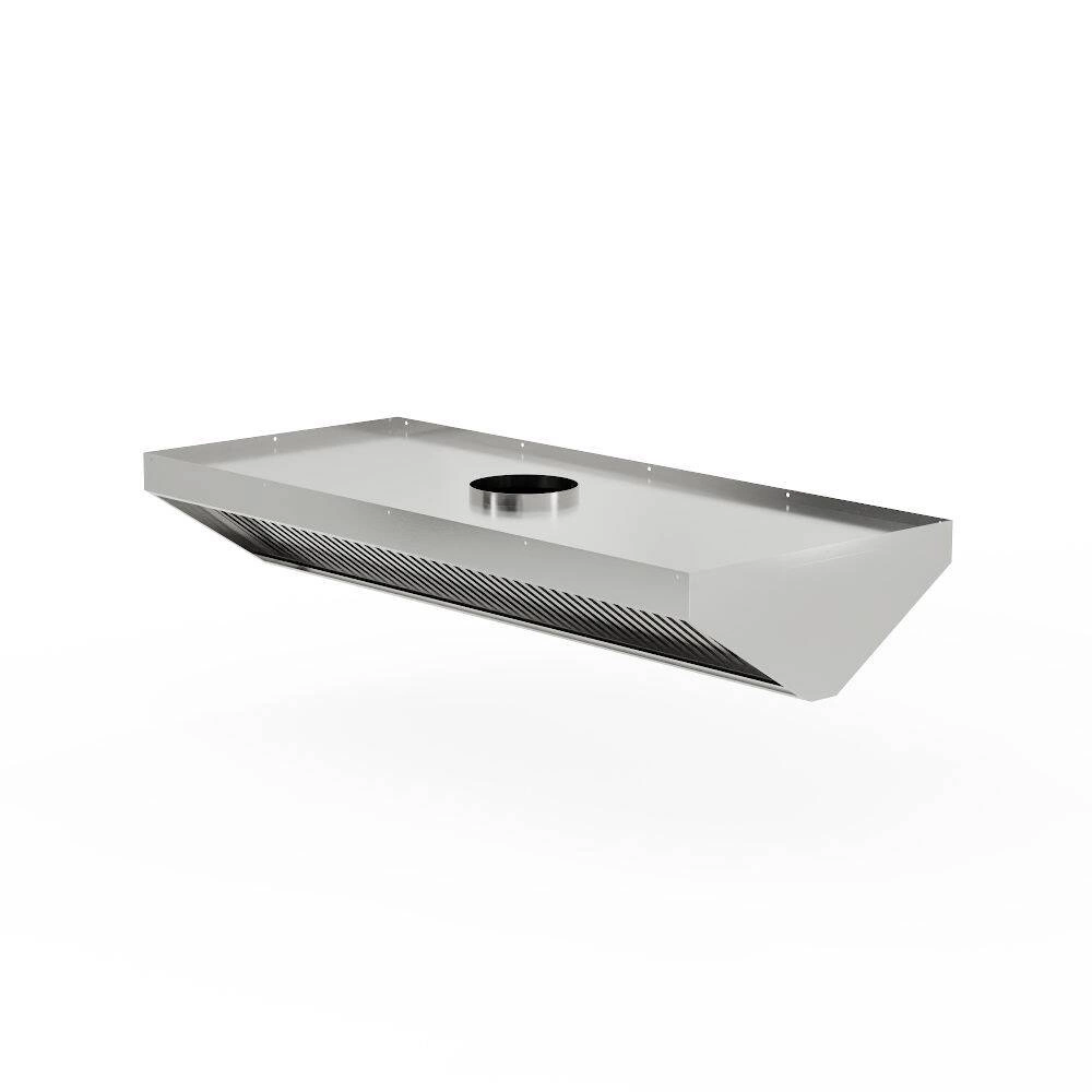 Okap nierdzewny centralny 160x170 cm | FORGAST