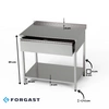 Stół roboczy nierdzewny z szufladą 80x70x85 cm | FORGAST