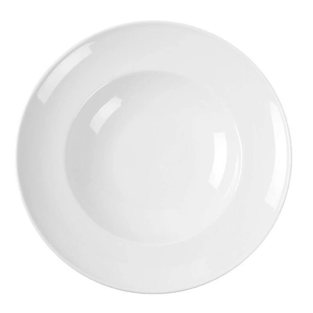 Talerz do makaronu porcelanowy BIANCO - 26 cm | FINE DINE 799406