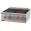 Kuchnia gastronomiczna elektryczna ceramiczna 4-polowa | KROMET 700.KE-4C