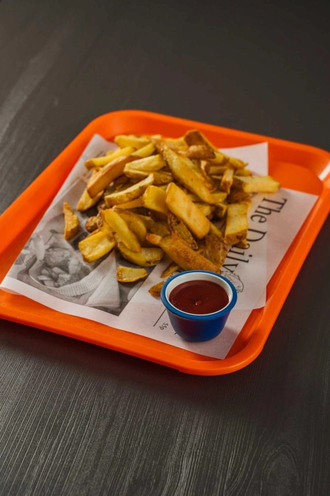 Taca FAST FOOD pomarańczowa, 35x27x2 cm | APS 534