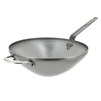 Patelnia Wok Mineral B  śr. 32 cm | DE BUYER D-5618-32