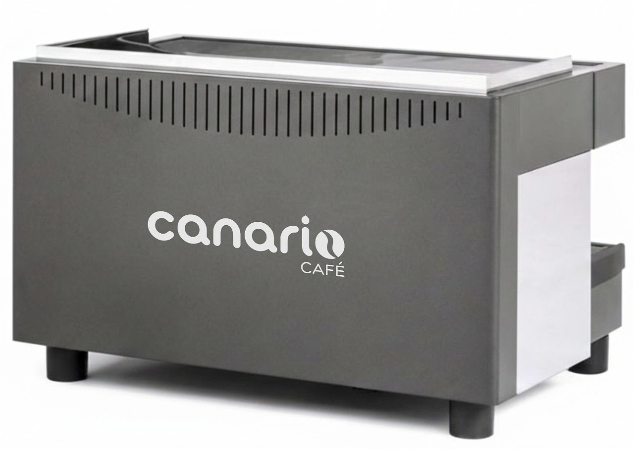 Ekspres do kawy 2-grupowy kolbowy, czarny, 10,5 l, 4,5 kW, 230 V | CANARIO CAFE CC035