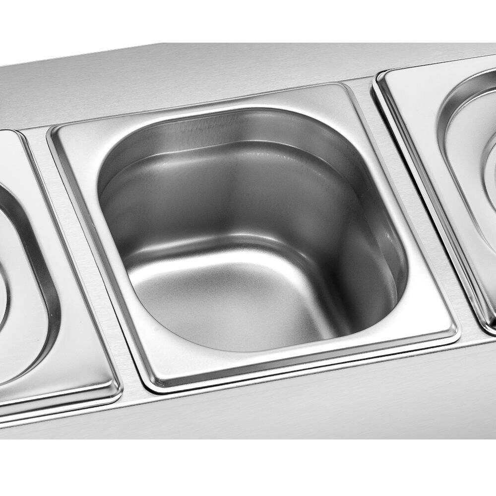 Ekspozytor na żywność na 3 GN 1/6, 52x27x21.5 cm | FORGAST FG11316