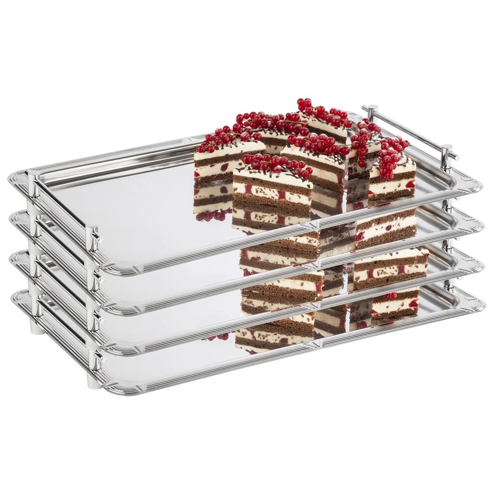 Taca systemowa GN 1/1 BUFFET STAR, stal nierdzewna, 53x32.5x5.5 cm | APS 11300