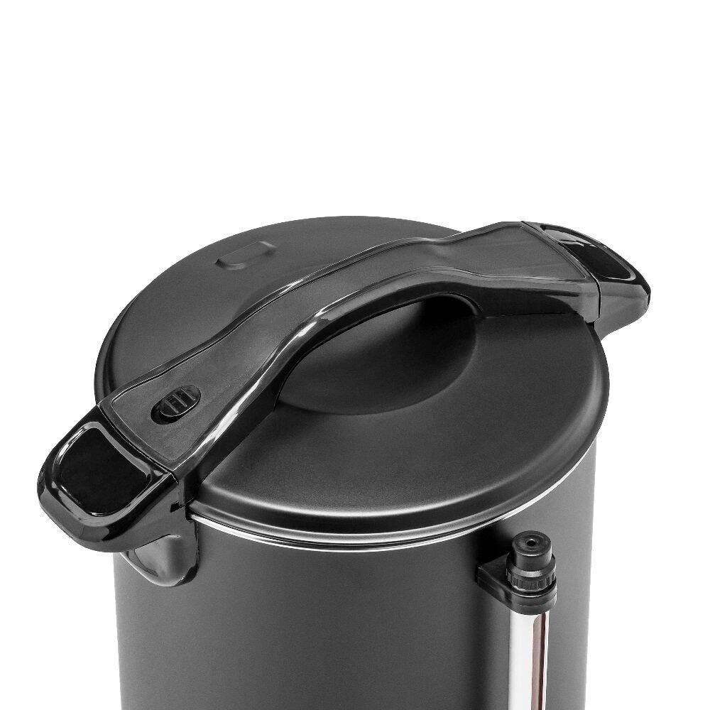 Warnik do wody 17,5 l z tacką ociekową, czarny, dwuściankowy | FORGAST FG05561