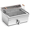 Smażalnik elektryczny 1-komorowy 20 l | FORGAST FG09017