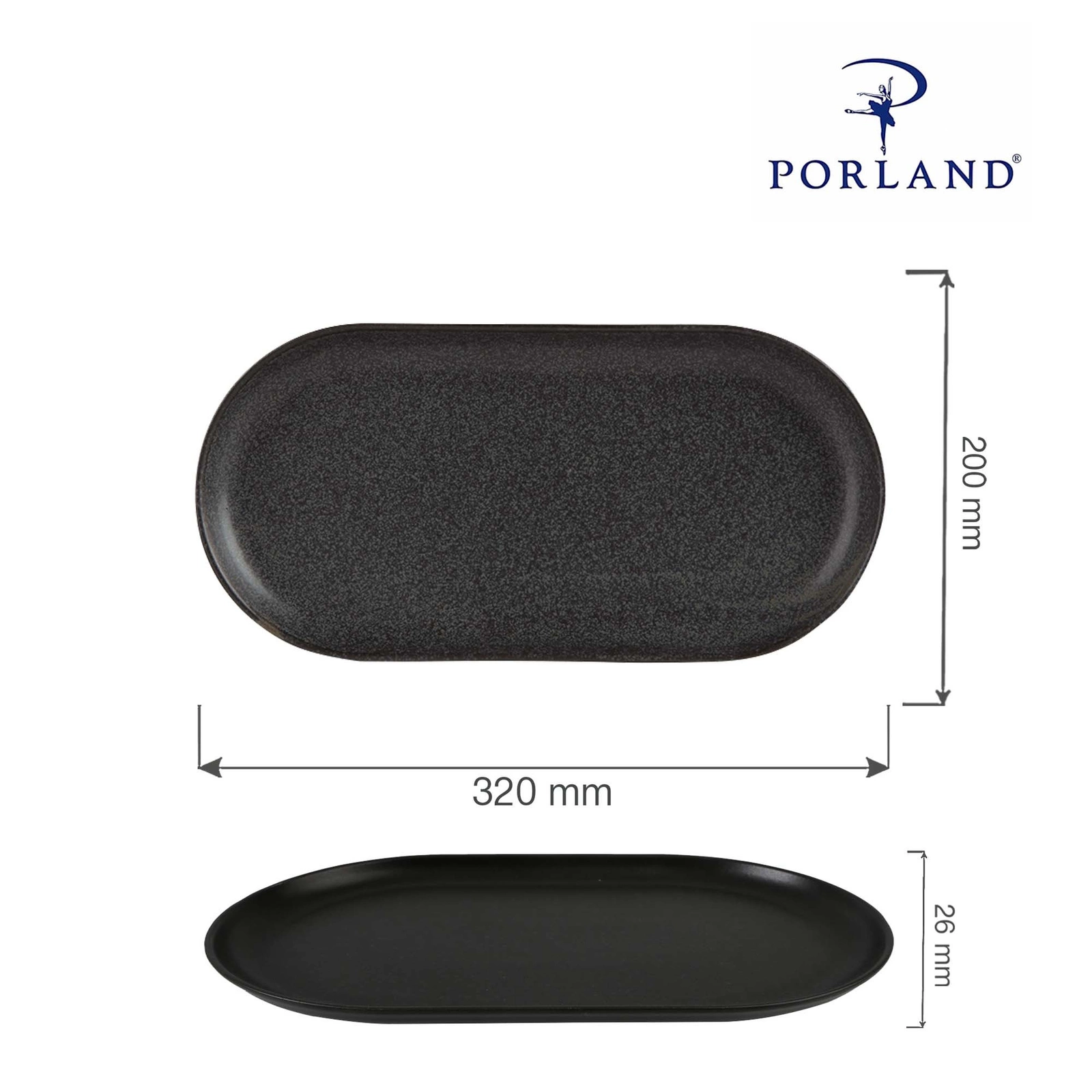 Półmisek owalny COAL | FINE DINE 772096