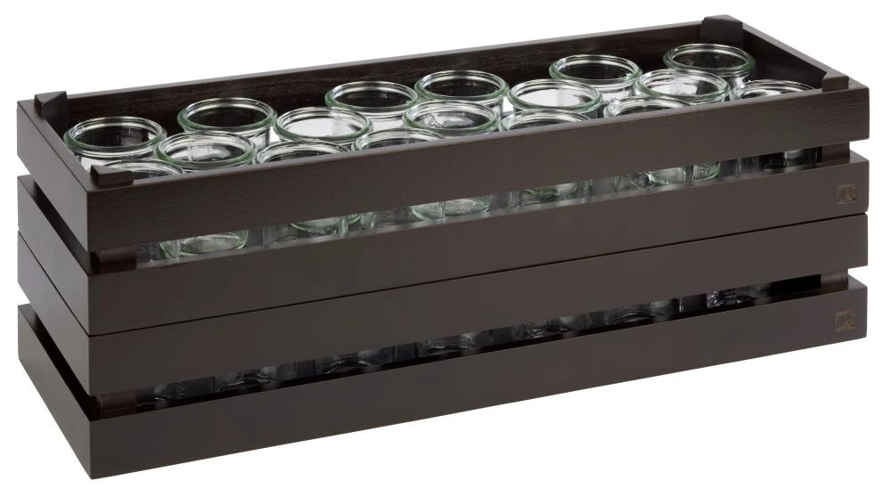 Skrzynka bufetowa GN SUPERBOX, kolor czarny, 55.5x18.5x10.5 cm | APS 11629