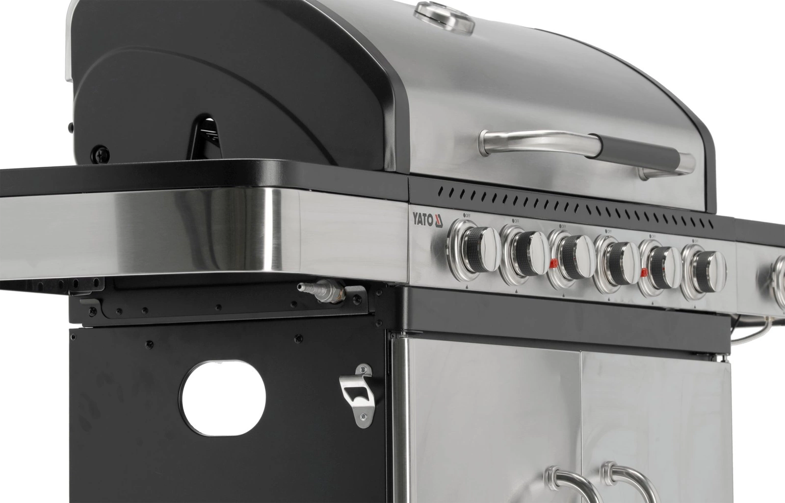 Grill zewnętrzny gazowy Zushi 6+1 | YATO YG-20004