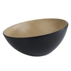 Miska melaminowa FRIDA czarna śr. 28,5 cm ukośna | APS 84925