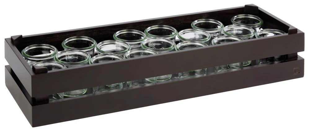 Skrzynka bufetowa GN SUPERBOX, kolor czarny, 55.5x18.5x10.5 cm | APS 11629