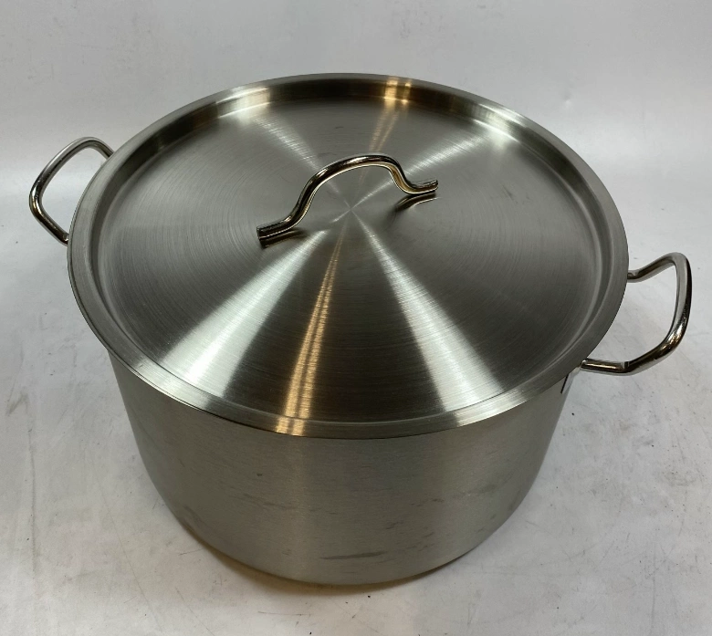 Garnek ze stali nierdzewnej średni z pokrywką, 12 l, średnica 30 cm | FORGAST FG02012/E6