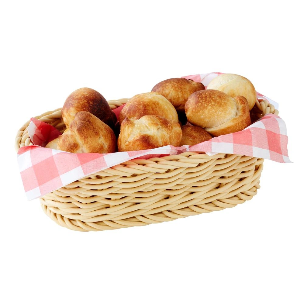 Koszyk z polipropylenu PROFI LINE, owalny, jasny beż 19x12x6 cm | APS 50624