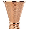Miarka barmańska w stylu japońskim Diamond Lettice, stal nierdzewna, kolor: miedź, 30/60ml | BARFLY M37202CP