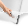 Pokrowiec na stół koktajlowy 80 cm biały | FORGAST FG03821