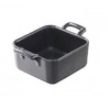 Mini naczynie kwadratowe BELLE CUISINE NOIR - 80 ml | REVOL 642075