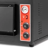 Piec do pizzy 2-komorowy, 8x30 cm, 8.4 kW, 400 V | FORGAST FG09551