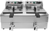 Frytownica elektryczna 2-komorowa z kranami spustowymi 2x12 l | YATO YG-04634