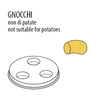 Matryca do makaronu Gnocchi, 57 mm | FIMAR ACTRMPF4