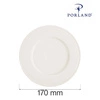 Talerz płytki porcelanowy śr. 17 cm Line | FINE DINE 04ALM002178