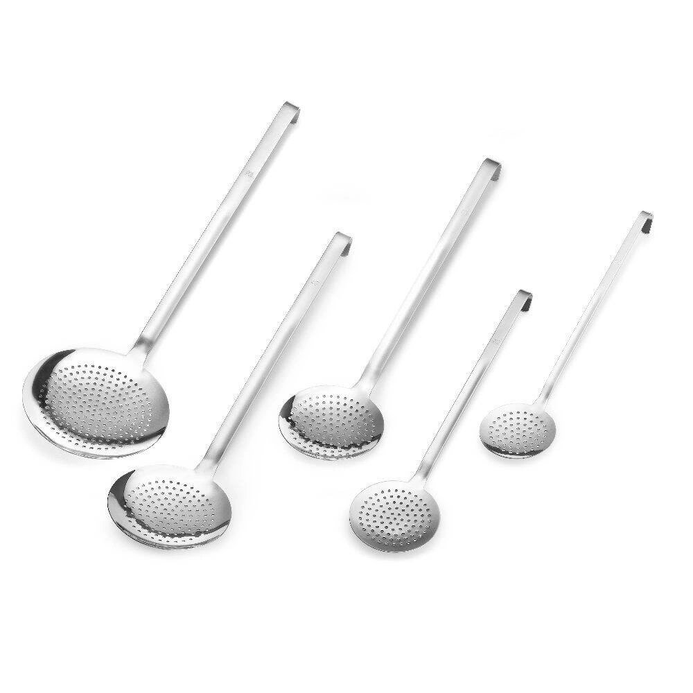 Łyżka cedzakowa monoblok, średnica 16 cm, długość 43 cm | FORGAST FG11161