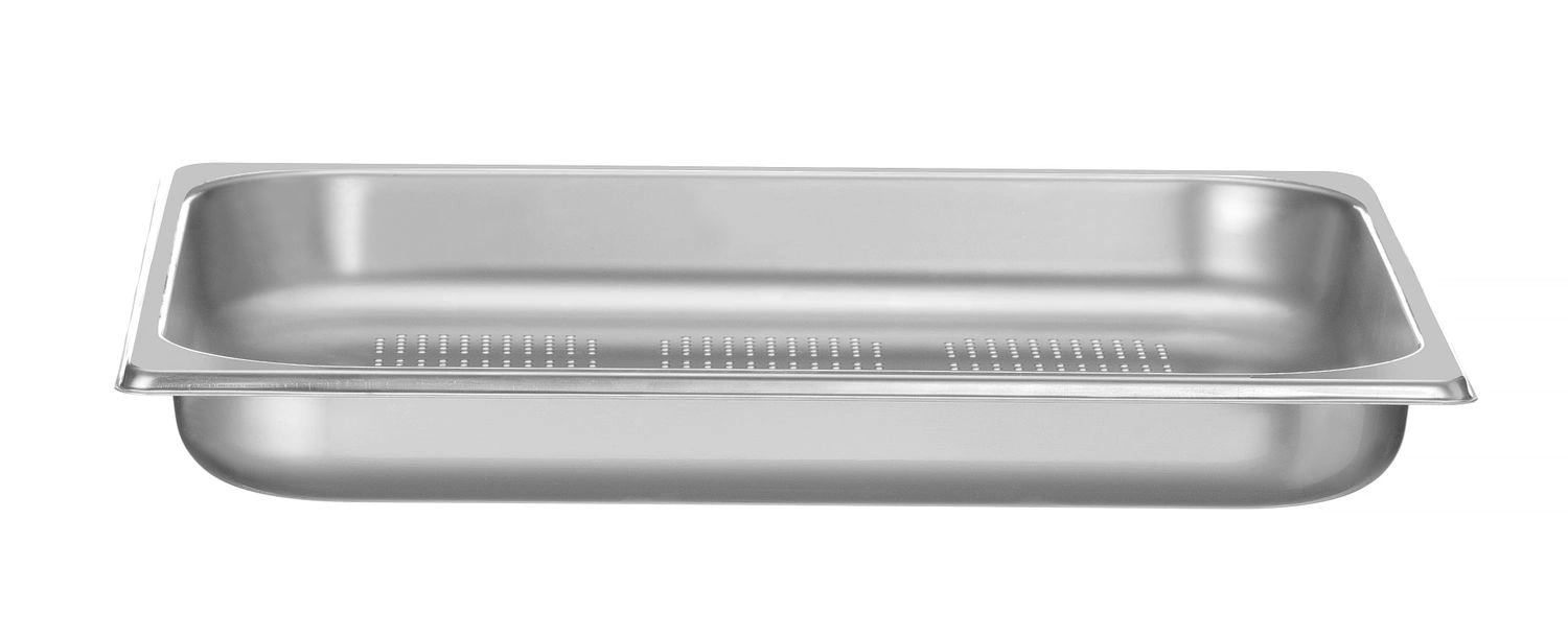 Pojemnik GN 2/3 gł. 4 cm ze stali nierdzewnej PROFI LINE PRERFOROWANY | HENDI 802342
