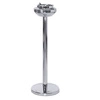 Popielnica stojąca wysoka, chromowana, wysokość 60 cm | CONTACTO 1614/600