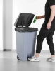 Pokrywa do kosza na śmieci 120 l, czarna | HENDI 873472