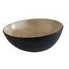 Miska melaminowa FRIDA czarna śr. 21,5 cm ukośna | APS 84921