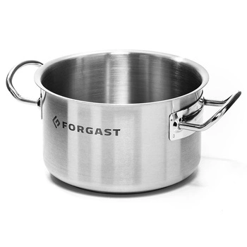 Garnek ze stali nierdzewnej niski poj. 32 l | FORGAST FG02540