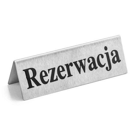 Tabliczka informacyjna REZERWACJA | FORGAST FG03216