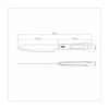 Nóż do mięsa CHURRASCO Black 22,4 cm | TRAMONTINA 26590-108