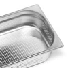 Pojemnik GN 1/2 6,5 cm perforowany ze stali nierdzewnej | FORGAST FG04726V1