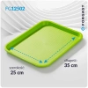 Taca fast food zielona wym. 35x25 cm | FORGAST FG12502