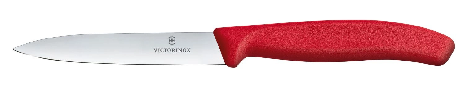 Nóż do jarzyn Swiss Classic czerwony dł. ostrza 10 cm | VICTORINOX 6.7701
