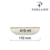 Miska płytka SAND, 17 cm | PORLAND 04ALM003022
