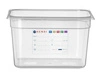Pojemnik GN 1/2 gł. 20 cm z polipropylenu HACCP | HENDI 880159