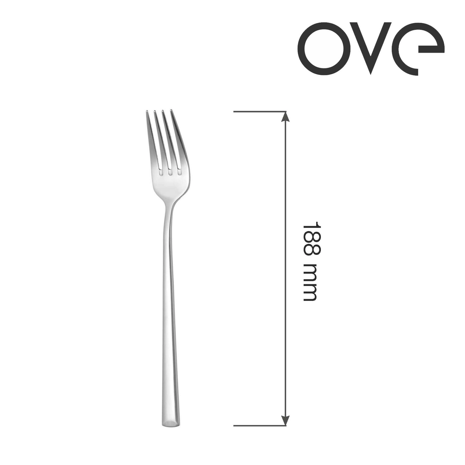 Widelec deserowy Bergen, 12 szt. | OVE 766859