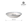 Miska porcelanowa Infinity śr. 20 cm | FINE DINE 789186