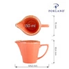 Mlecznik porcelanowy AMBER, 150 ml | PORLAND 04ALM001445