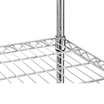 Półka do regału magazynowanego ze stali chromowanej 150x50x155 cm | FORGAST FG15545_P