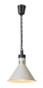 Lampa do podgrzewania potraw wisząca, stożkowa, beżowa, 230V/250W | HENDI 273777