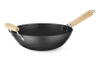 Patelnia WOK z drewnianym uchwytem, śr. 32 cm | HENDI 627907