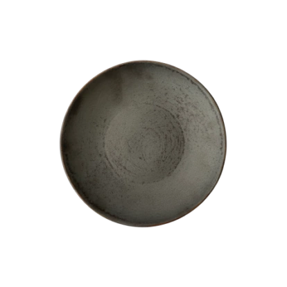 Talerz głęboki Still Cristall hematyt 24 cm | KERA CERAMIKA 14.5.HEMATYT
