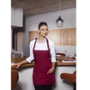 Fartuch krótki Basic 75 x 60 cm z kieszenią i klamerką bordowy | KARLOWSKY BLS 6-4-Stck